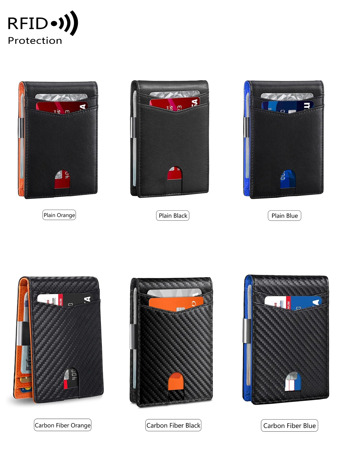 Minimalist men's RFID blocking multi-functional ultra-thin 12-card wallet Male