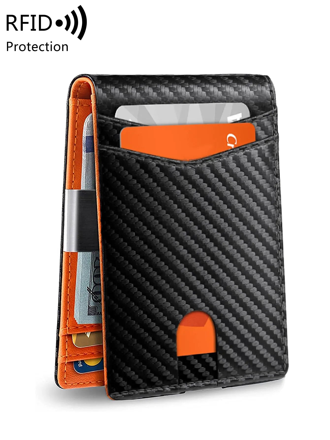 Minimalist men's RFID blocking multi-functional ultra-thin 12-card wallet Male