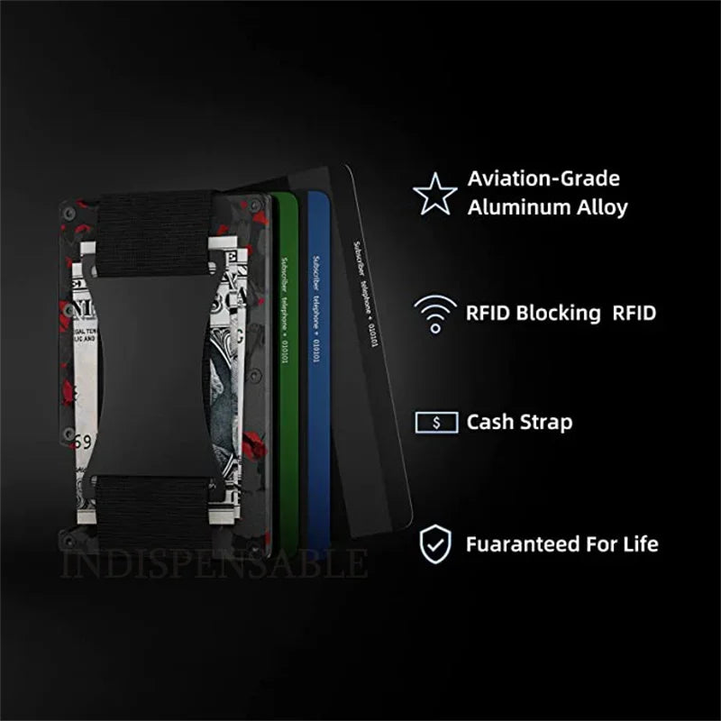 Carbon Fiber Minimalist Slim Smart Wallets For Alpha Male