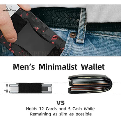 Carbon Fiber Minimalist Slim Smart Wallets For Alpha Male